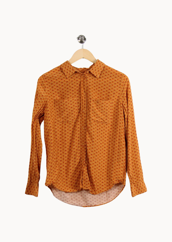 Chemise Orange - Taille M/38 de la marque Soi Paris | PARAD65042 - Vendu par Paradigme - Image 2