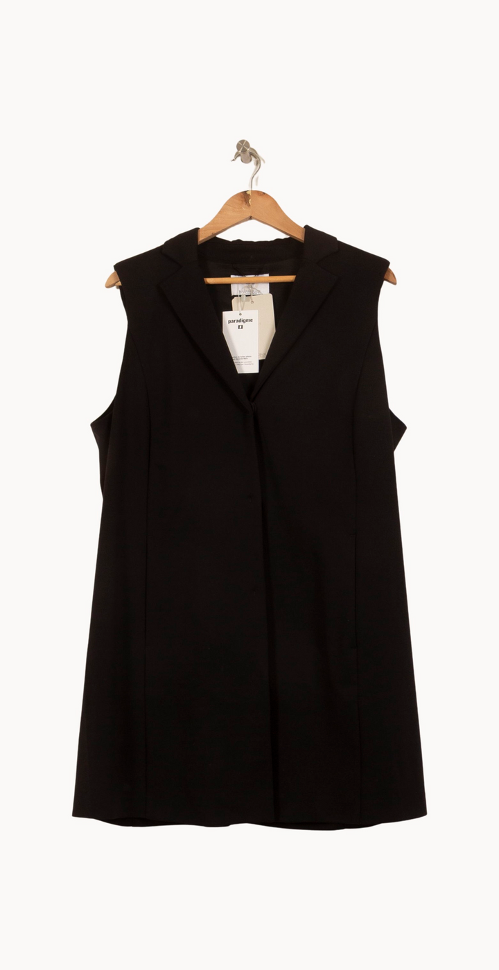 Veste Sans Manches Noire - Taille XL/42 de la marque Marina Rinaldi | PARAD64949 - Vendu par Paradigme - Image 2