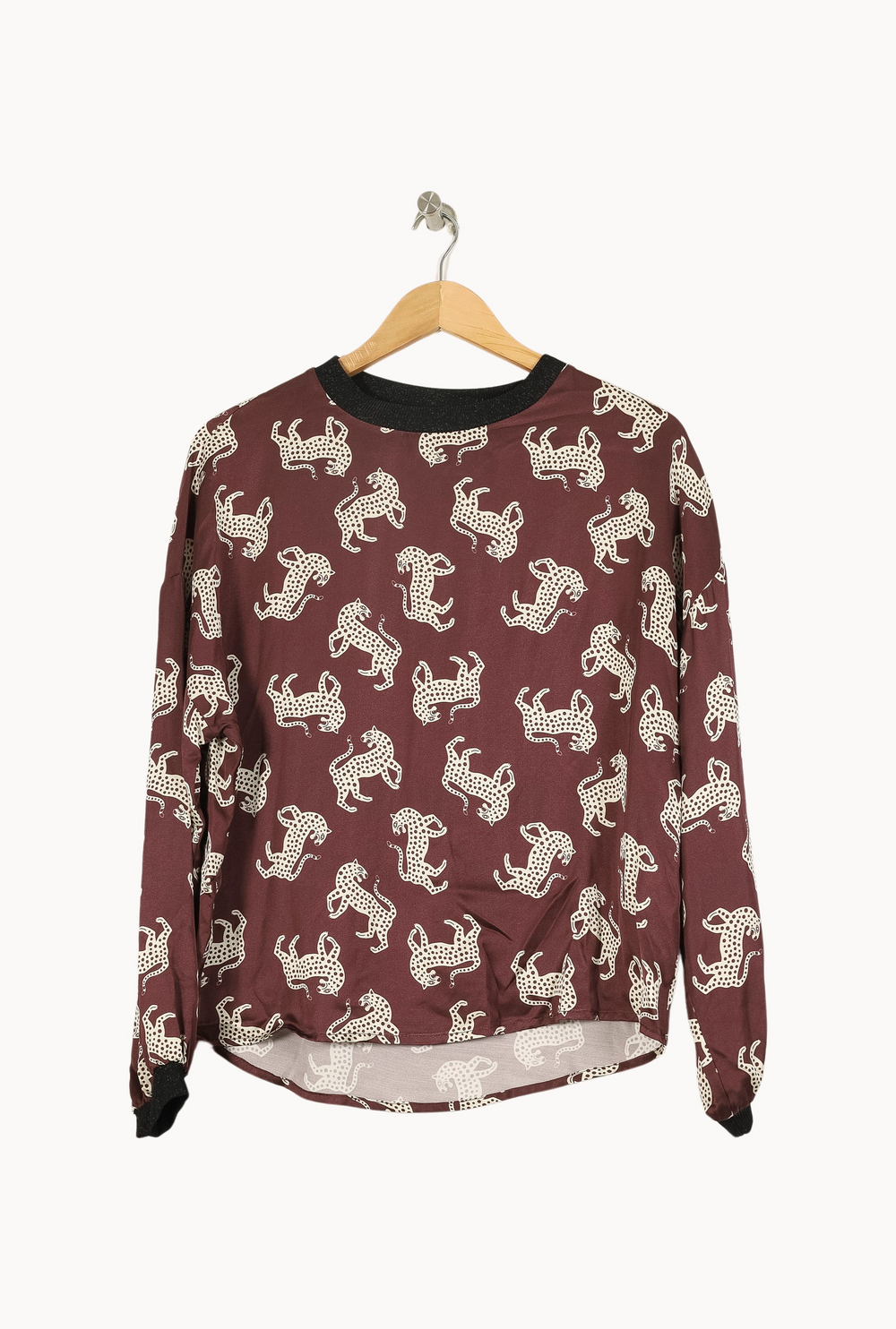 Sweat-shirt Marron et Blanc - Taille XS/34 de la marque Imprevu | PARAD67592 - Vendu par Paradigme - Image 2