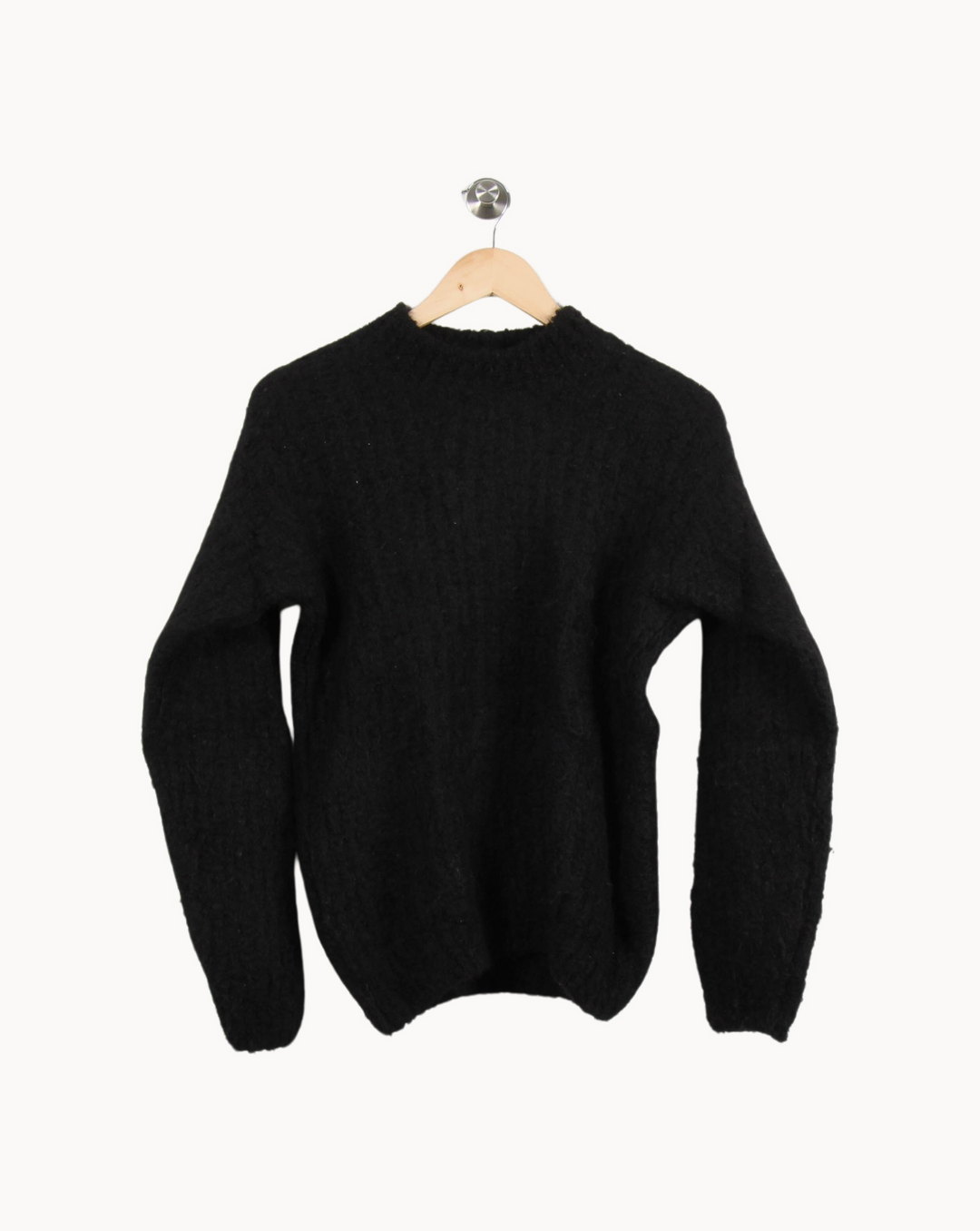 Pull Noir - Taille M/38 de la marque Thinking Mu | PARAD69152 - Vendu par Paradigme - Image 2