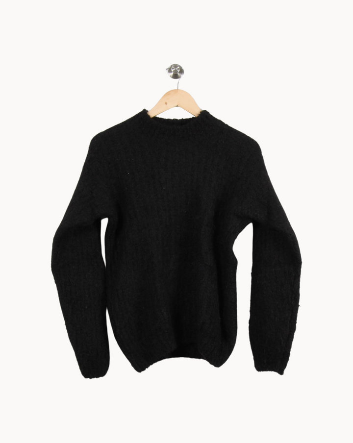 Pull Noir - Taille M/38 de la marque Thinking Mu | PARAD69152 - Vendu par Paradigme - Image 2