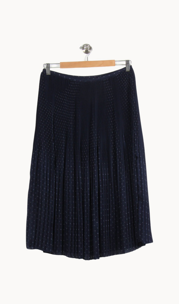 Jupe Plissée Bleue - Taille L/40 de la marque Comptoir des Cotonniers | PARAD36159 - Vendu par Paradigme - Image 2