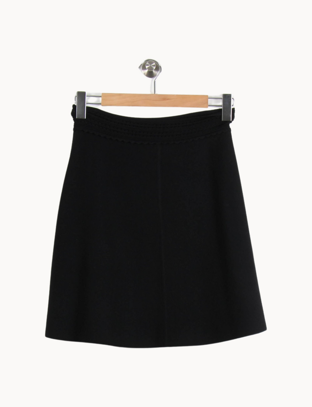 Jupe Courte Noire - Taille L/40 de la marque Sandro | PARAD66521 - Vendu par Paradigme - Image 2