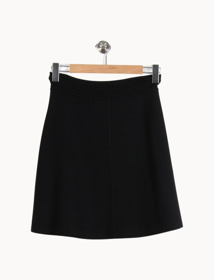 Jupe Courte Noire - Taille L/40 de la marque Sandro | PARAD66521 - Vendu par Paradigme - Image 2