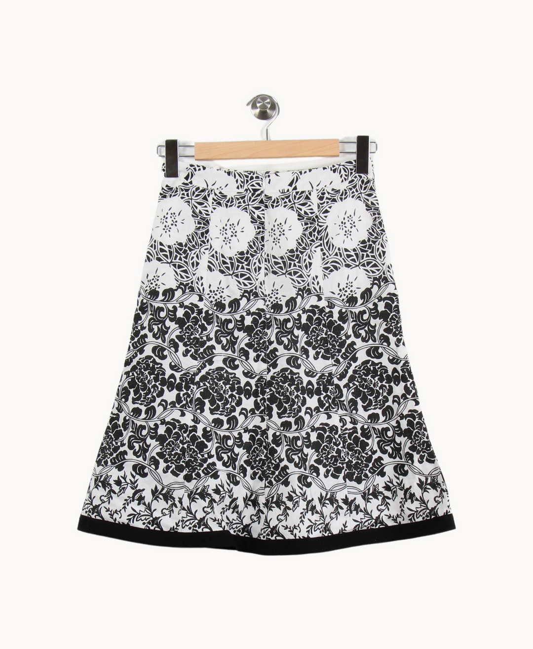 Jupe Midi Blanche et Noire - Taille XS/34 de la marque Caroll | PLY0788 - Vendu par Paradigme - Image 4
