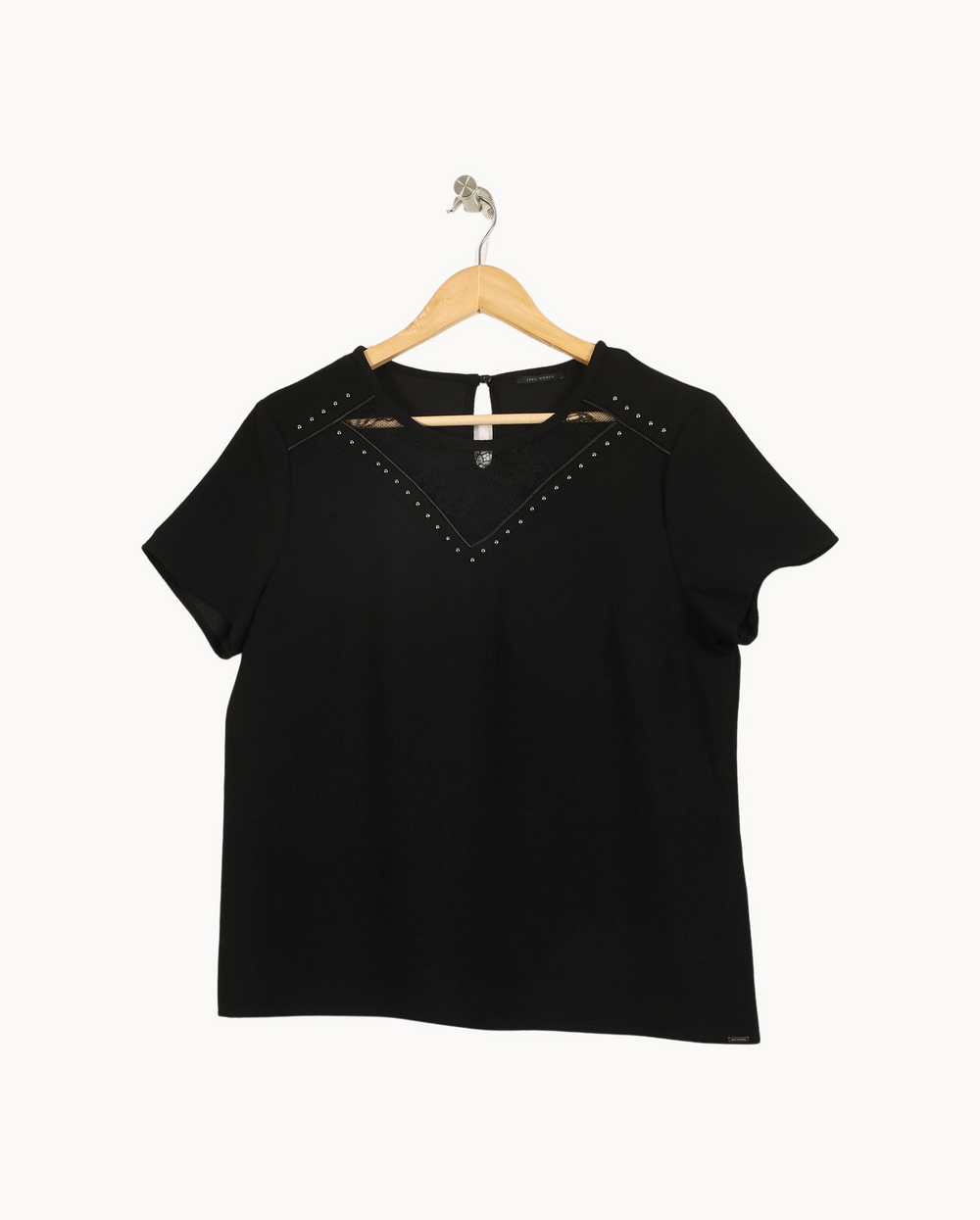 T-shirt Noir - Taille XL/42 de la marque IKKS | PARAD52745 - Vendu par Paradigme - Image 2