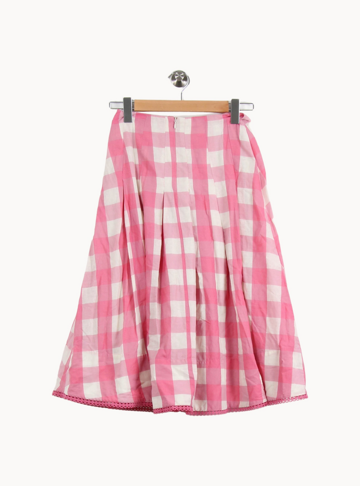 Jupe Évasée Rose et Blanche - Taille XXS/32 de la marque Tara Jarmon | PARAD67086 - Vendu par Paradigme - Image 2