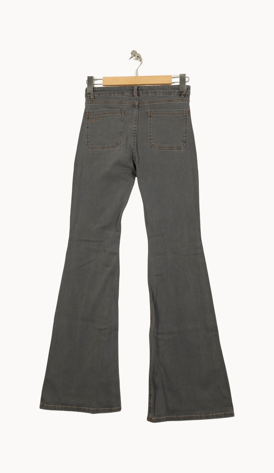 Jean Évasé Gris - Taille S/36 de la marque Bérénice | PARAD67586 - Vendu par Paradigme - Image 4