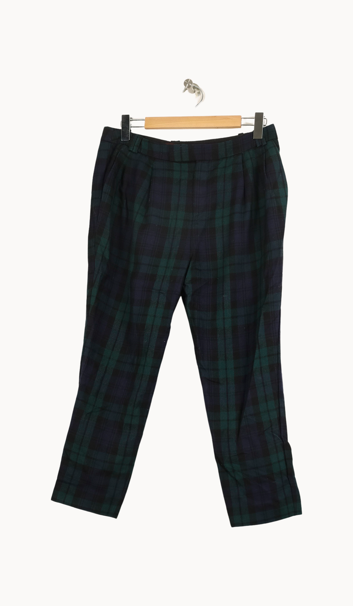 Pantalon À Carreaux Vert et Noir - Taille XL/42 de la marque Comptoir des Cotonniers | PARAD35554 - Vendu par Paradigme - Image 2
