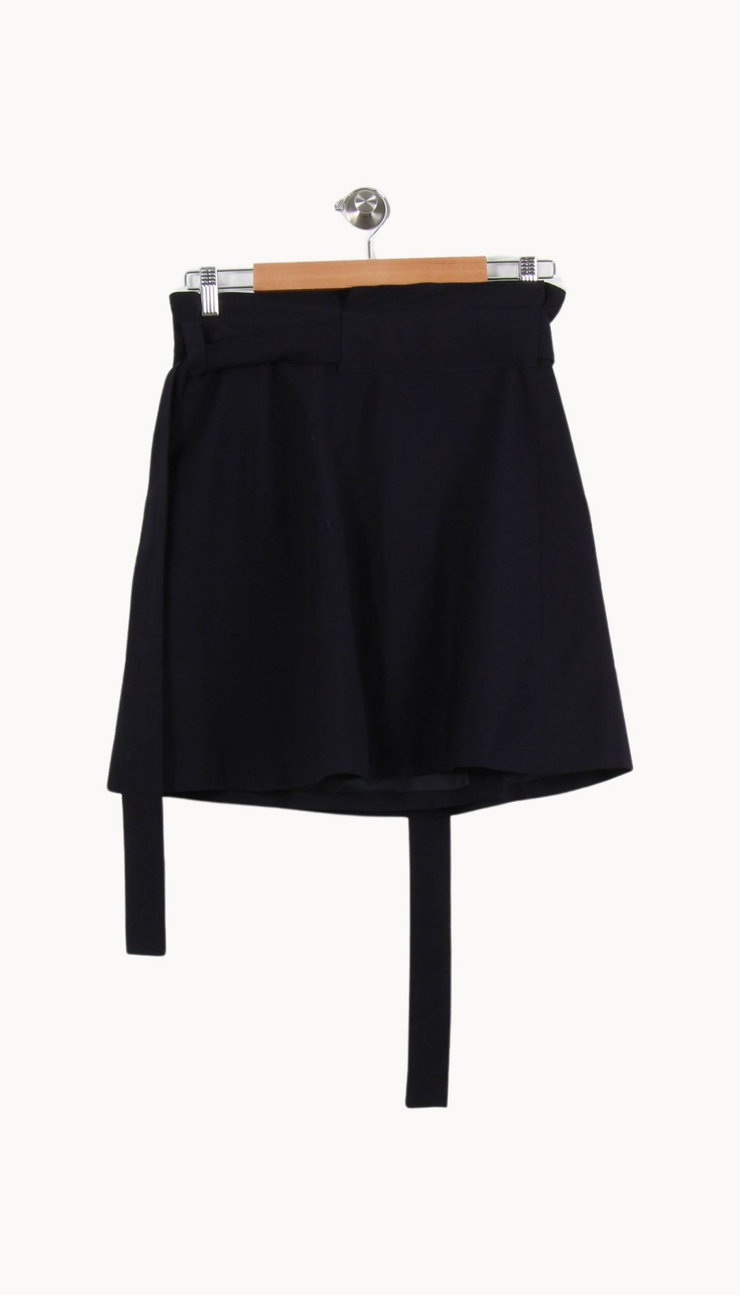 Jupe Portefeuille Bleue - Taille T.U. de la marque Claudie Pierlot | PARAD55239 - Vendu par Paradigme - Image 4
