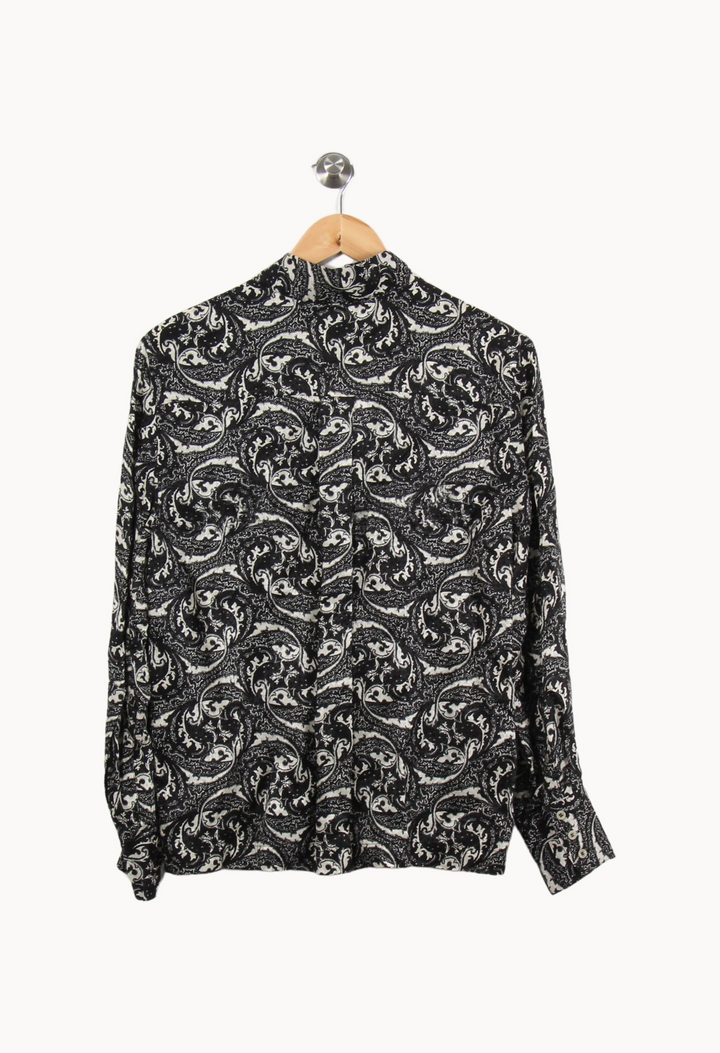 Chemise Noire et Blanche - Taille XS/34 de la marque ba&sh | PARAD50461 - Vendu par Paradigme - Image 4
