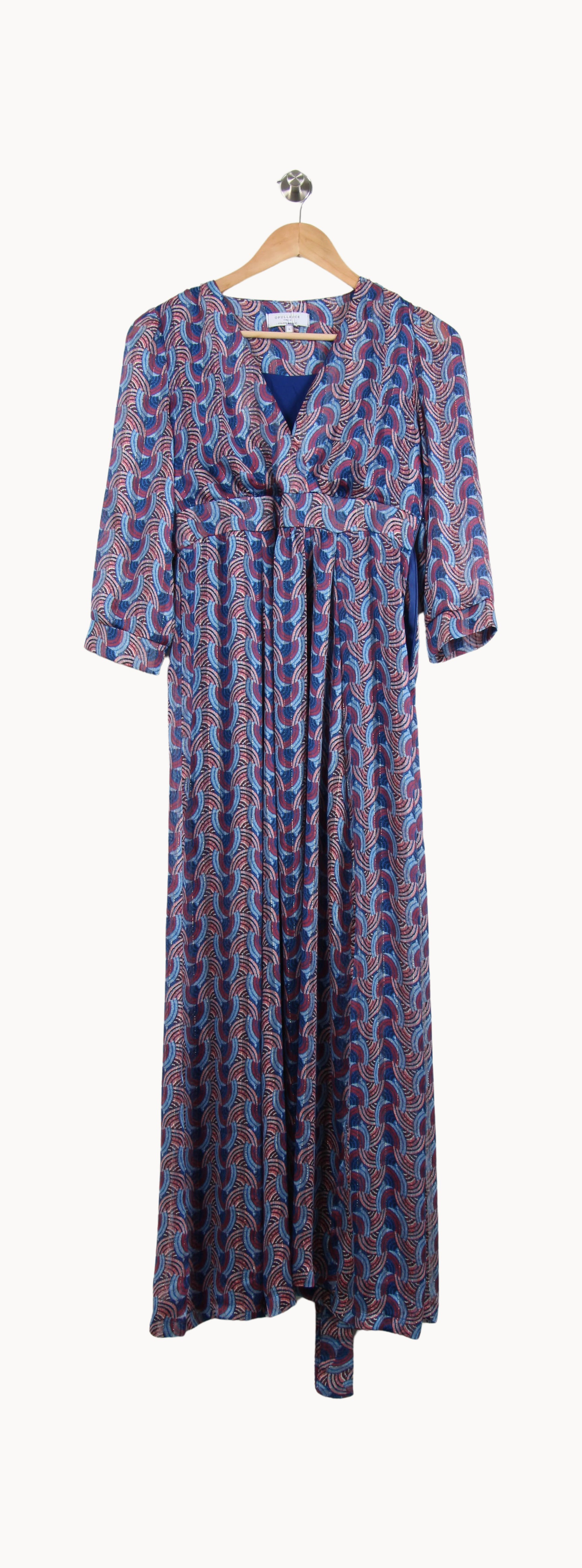 Robe Longue Bleue et Rouge - Taille S/36 de la marque Opullence | PARAD62279 - Vendu par Paradigme - Image 2