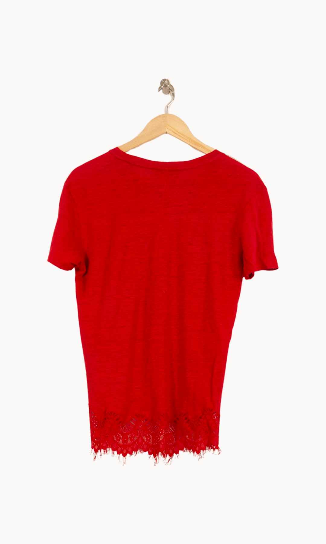 Tee-shirt Rouge - Taille L/40 de la marque The Kooples | PARAD53579 - Vendu par Paradigme - Image 4