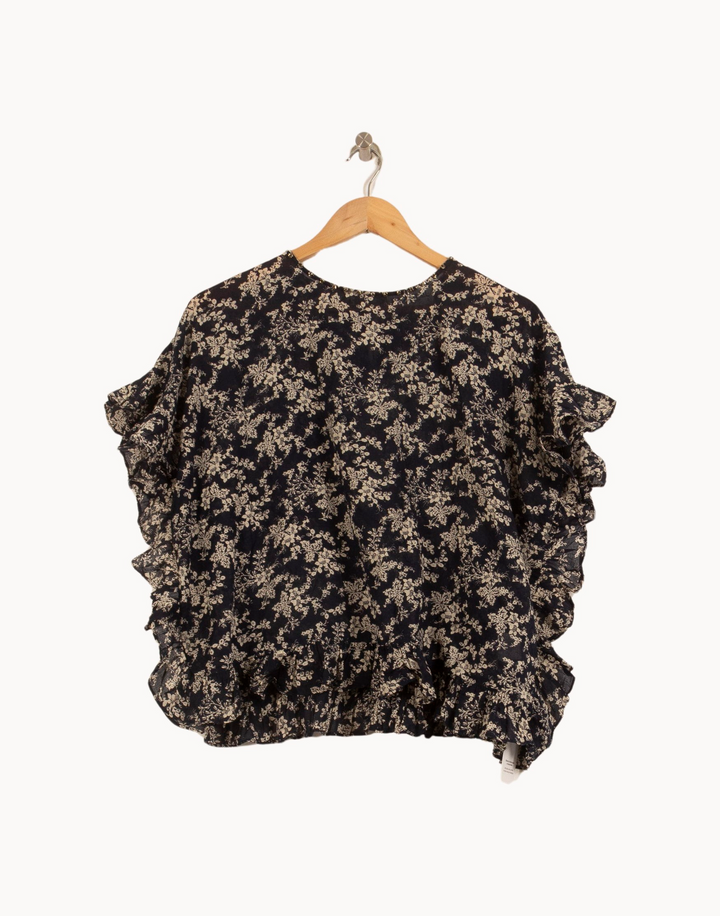 Blouse bleue à motifs - Taille S/36 de la marque Essentiel Antwerp | PARAD43557 - Vendu par Paradigme - Image 2