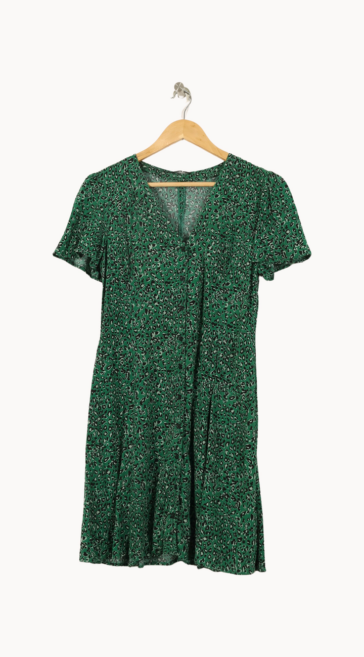 Robe Courte Verte - Taille M/38 de la marque IKKS | PARAD66808 - Vendu par Paradigme - Image 2