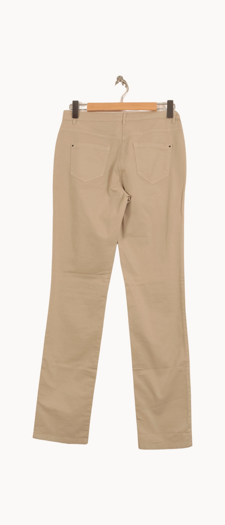 Jean Beige - Taille M/38 de la marque Caroll | PARAD63995 - Vendu par Paradigme - Image 4