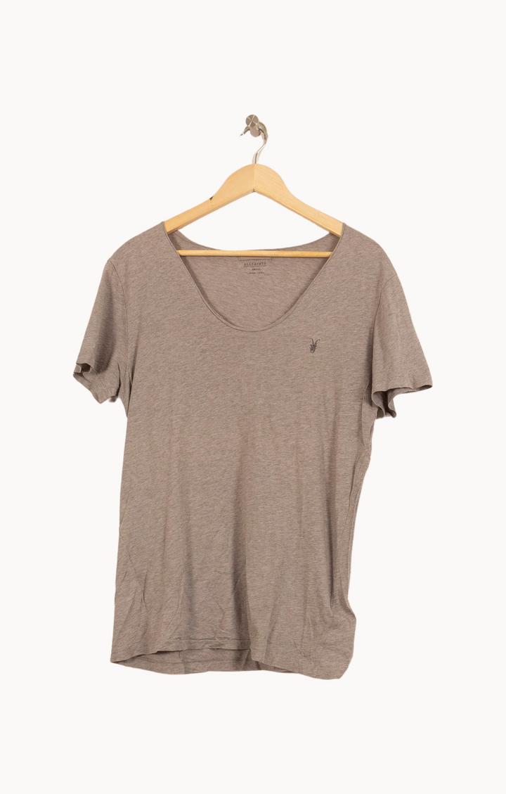 Tee-shirt Gris - Taille S/36 de la marque All Saints | PARAD51477 - Vendu par Paradigme - Image 2