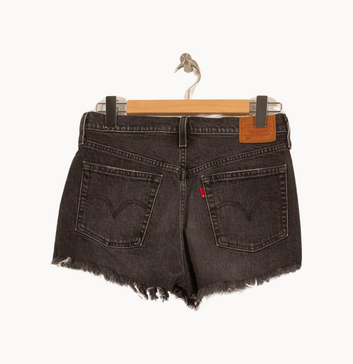 Short en Jean Noir - Taille M/38 de la marque Levi's | RVLI1289 - Vendu par Paradigme - Image 4