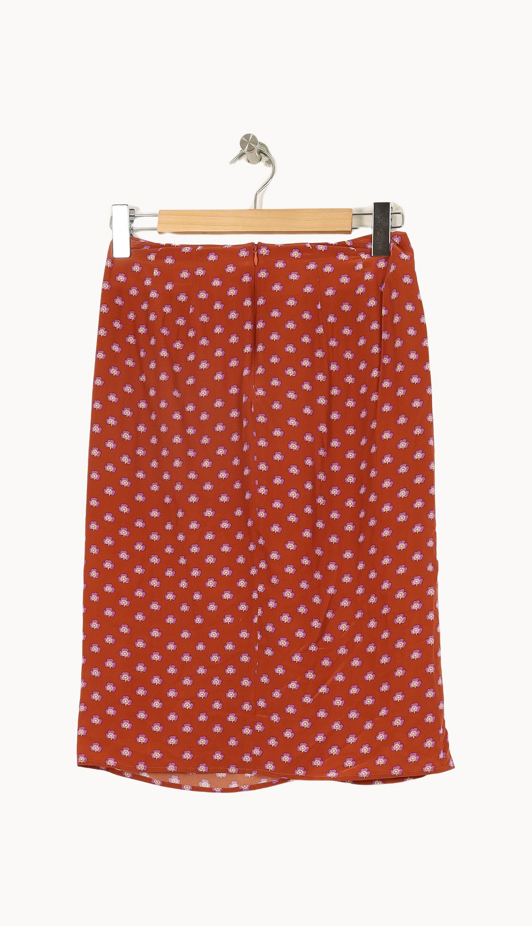 Jupe Midi Marron - Taille XS/34 de la marque Vanessa Bruno | PARAD51486 - Vendu par Paradigme - Image 4