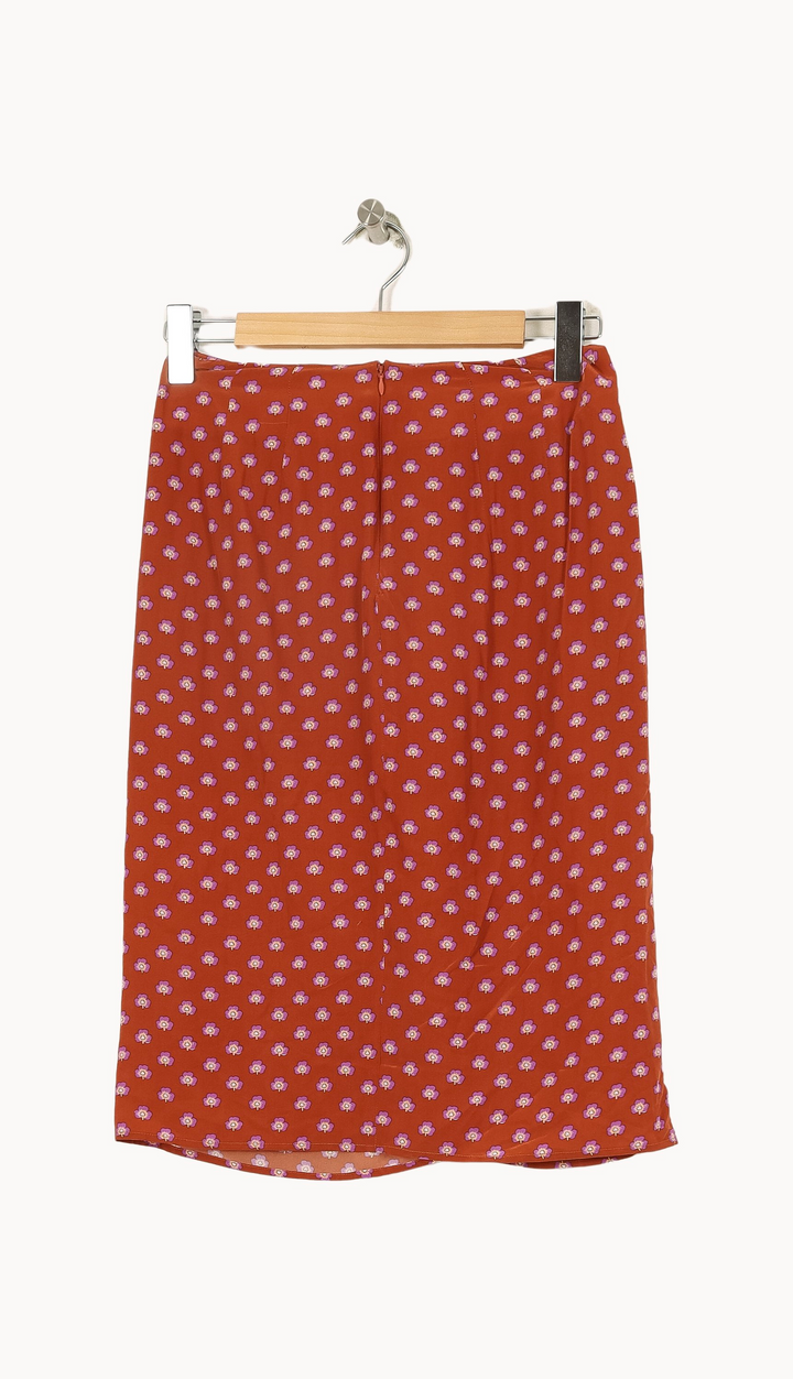 Jupe Midi Marron - Taille XS/34 de la marque Vanessa Bruno | PARAD51486 - Vendu par Paradigme - Image 4