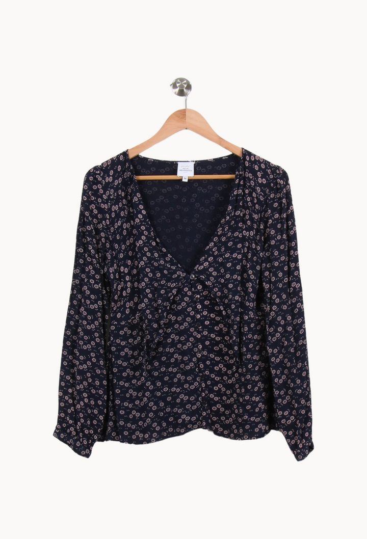 Blouse Bleu Marine et Blanc - Taille M/38 de la marque Petite Mendigote | PARAD65274 - Vendu par Paradigme - Image 2
