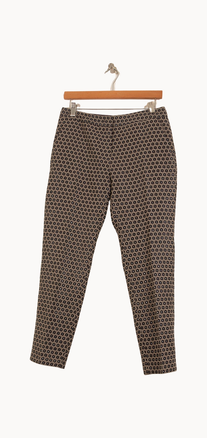 Pantalon Bleu et Beige - Taille M/38 de la marque Max Mara | PARAD38287 - Vendu par Paradigme - Image 2