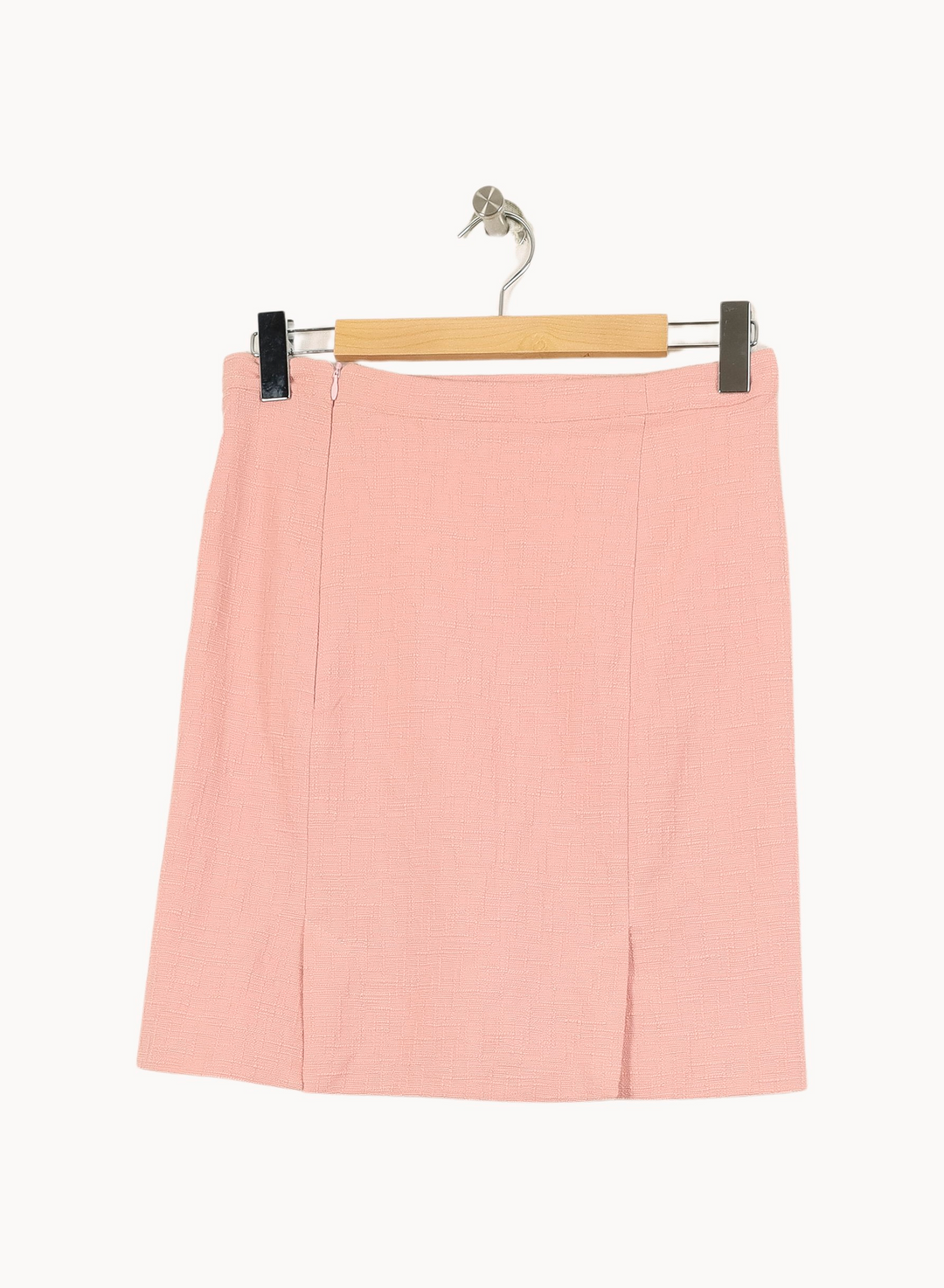 Jupe Droite Rose - Taille S/36 de la marque Ines de la Fressange Paris | PARAD69029 - Vendu par Paradigme - Image 4