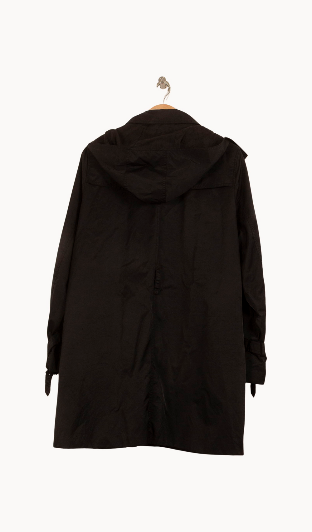 Trench Noir - Taille M/38 de la marque Caroll | PARAD53596 - Vendu par Paradigme - Image 4