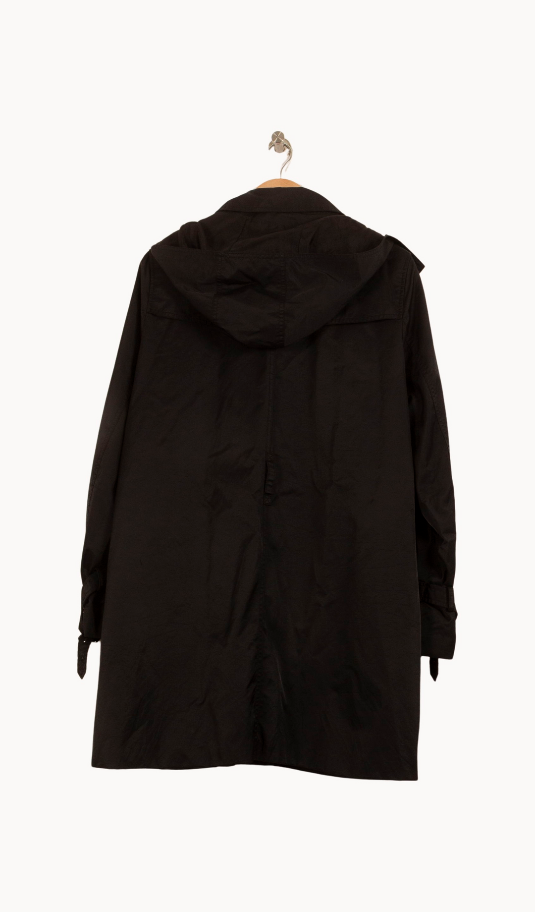 Trench Noir - Taille M/38 de la marque Caroll | PARAD53596 - Vendu par Paradigme - Image 4