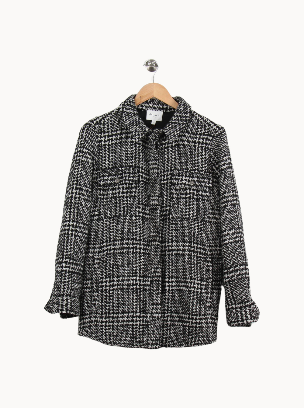 Veste Noire et Blanche - Taille S/36 de la marque Maison 123 | PARAD69372 - Vendu par Paradigme - Image 2