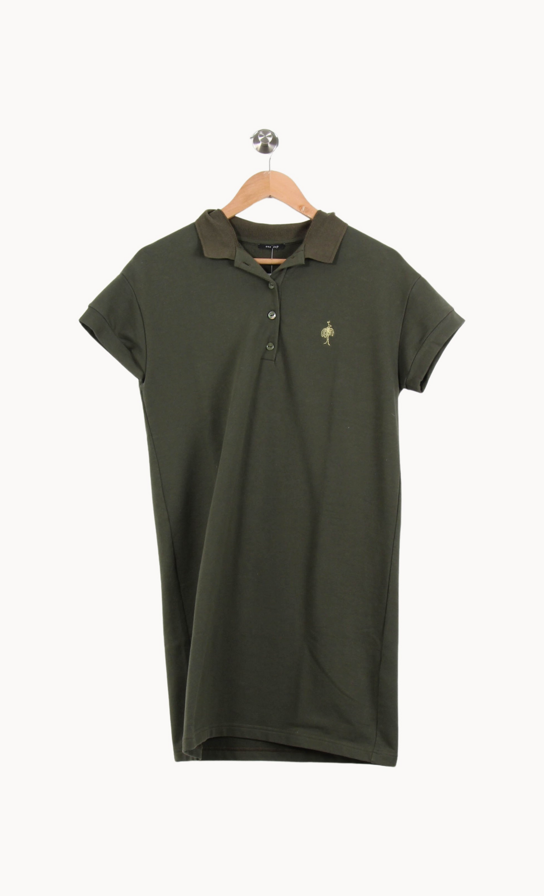 Robe Polo Verte - Taille M/38 de la marque One Step | PARAD67045 - Vendu par Paradigme - Image 2