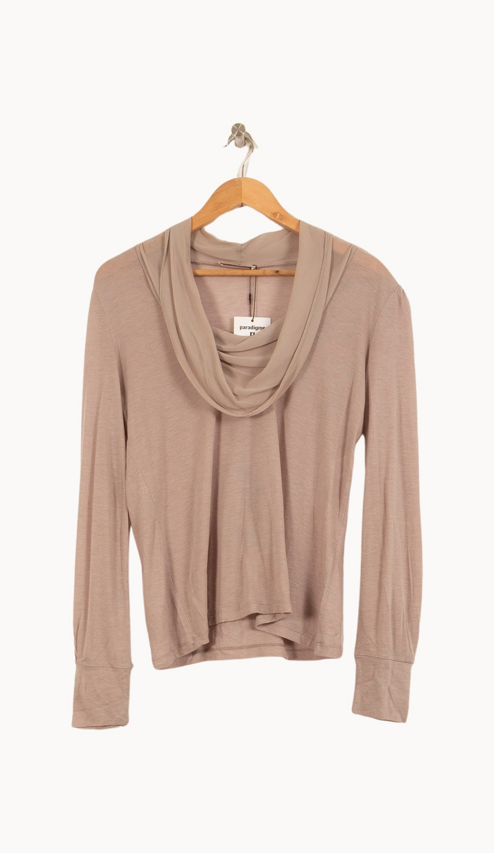 Haut Manches Longues Marron - Taille XXL/44 de la marque ZAPA | PARAD55345 - Vendu par Paradigme - Image 2