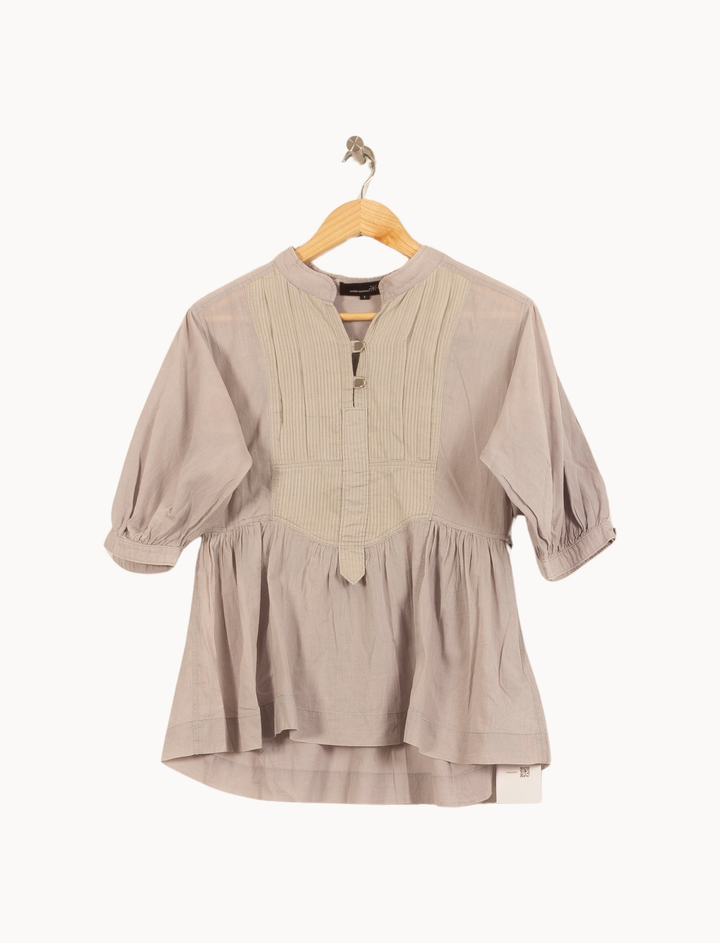 Blouse Grise - Taille S/36 de la marque Isabel Marant | PARAD53971 - Vendu par Paradigme - Image 2