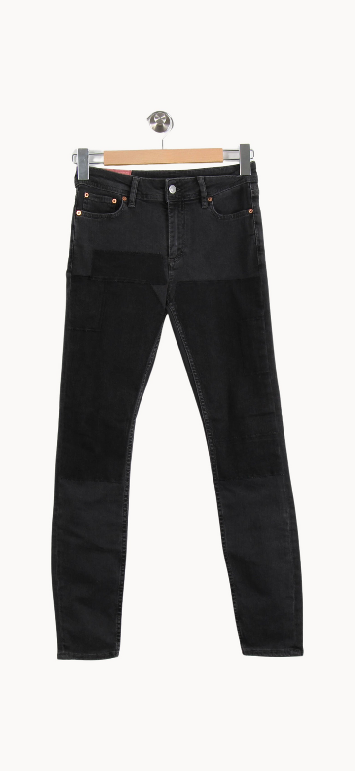 Jean Slim Noir - Taille S/36 de la marque Acne Studios | PARAD66608 - Vendu par Paradigme - Image 2