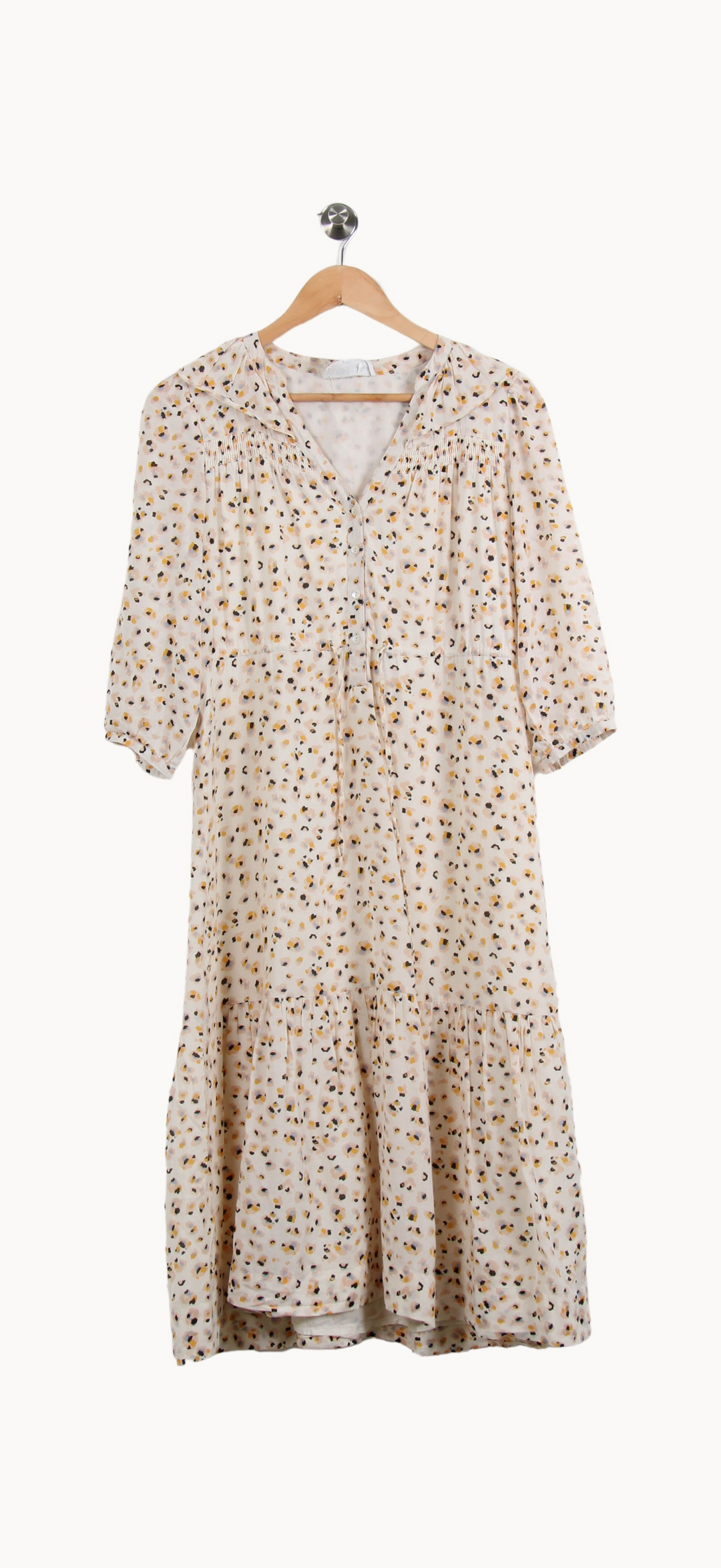 Robe Longue Jaune et Noire - Taille S/36 de la marque ba&sh | PARAD67293 - Vendu par Paradigme - Image 2