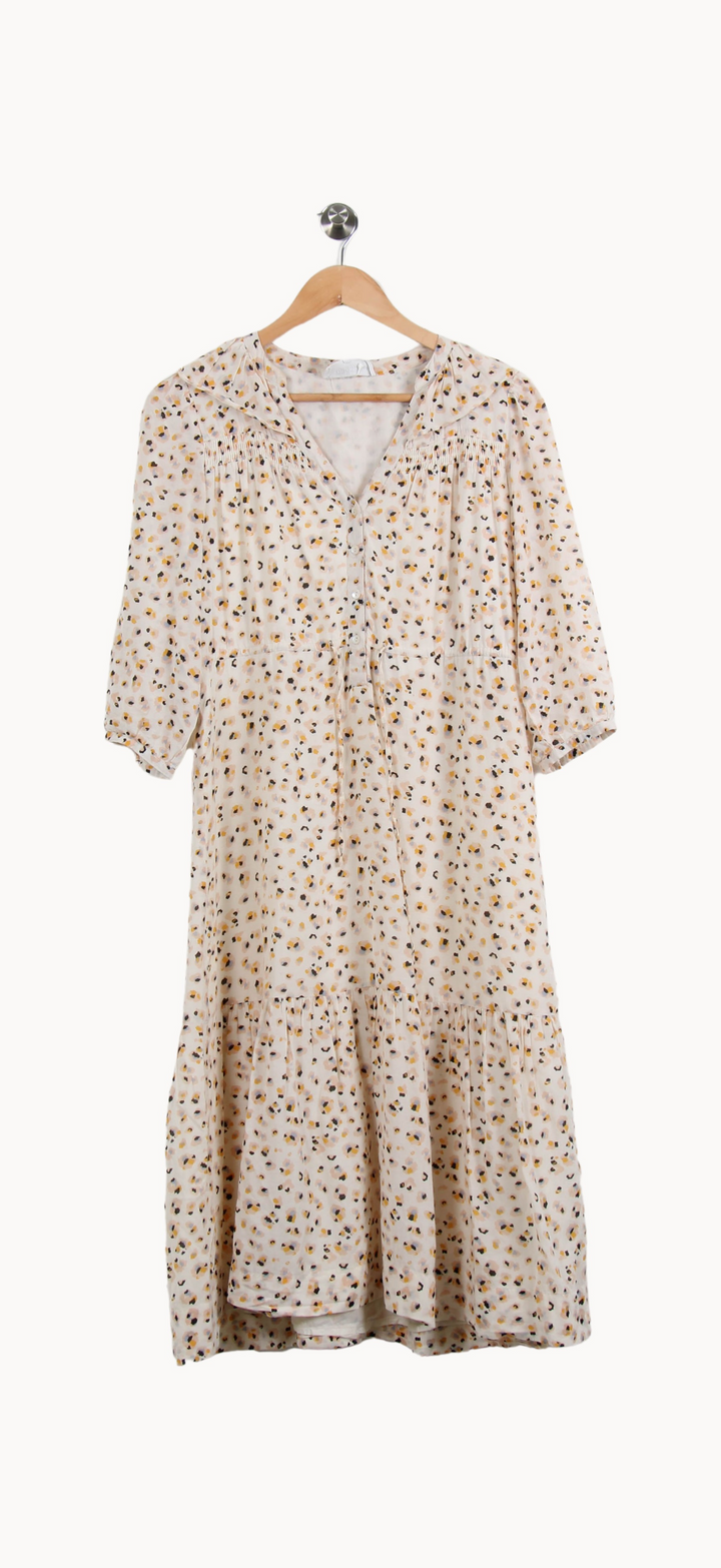 Robe Longue Jaune et Noire - Taille S/36 de la marque ba&sh | PARAD67293 - Vendu par Paradigme - Image 2
