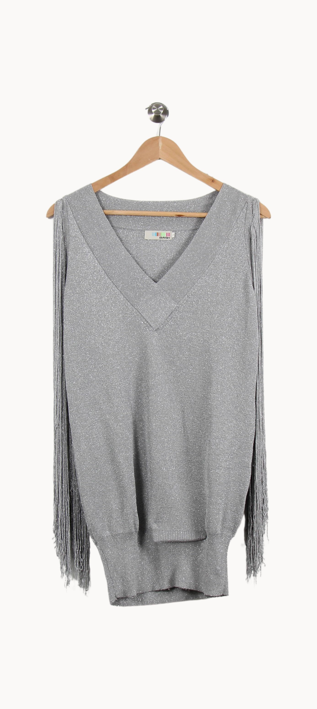 Pull Gris - Taille S/36 de la marque ba&sh | PARAD69135 - Vendu par Paradigme - Image 2