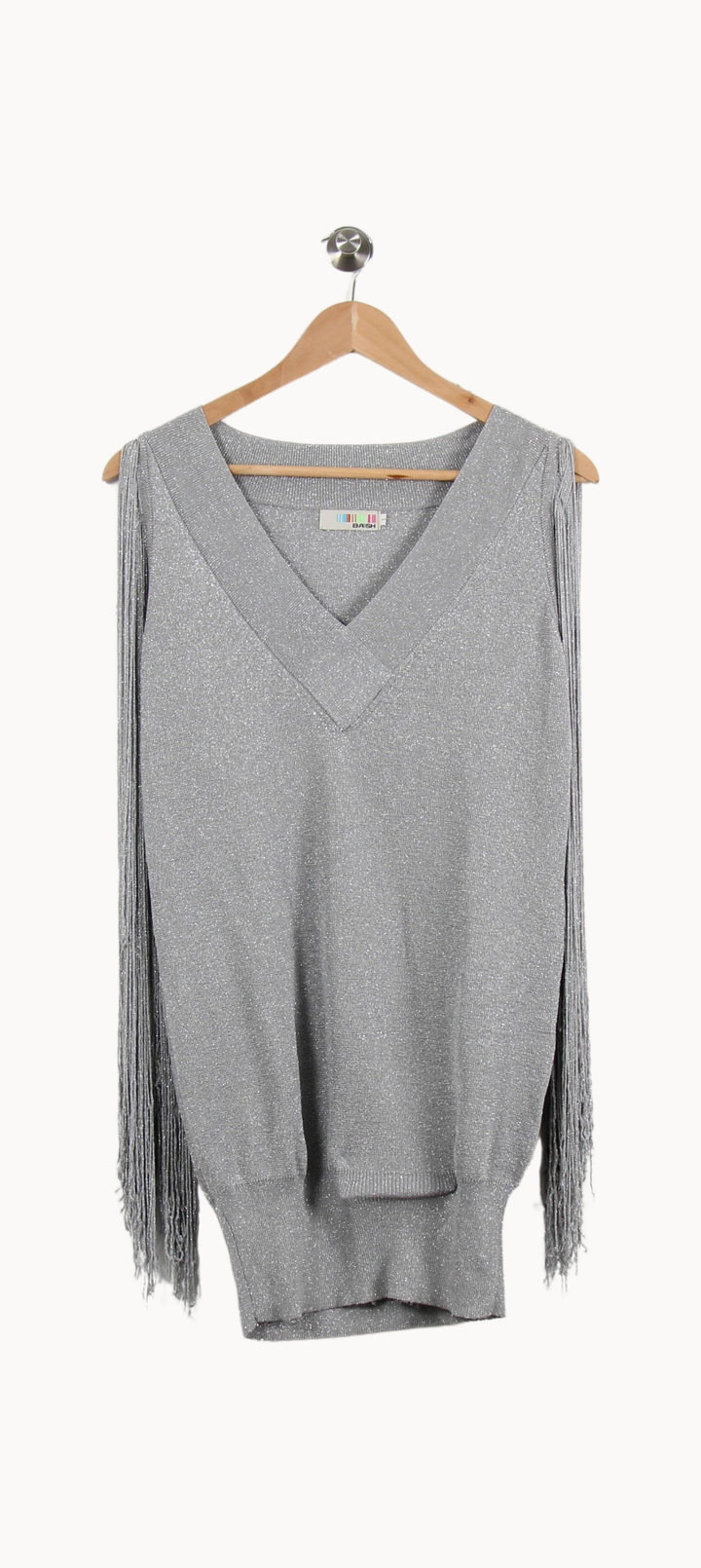 Pull Gris - Taille S/36 de la marque ba&sh | PARAD69135 - Vendu par Paradigme - Image 2