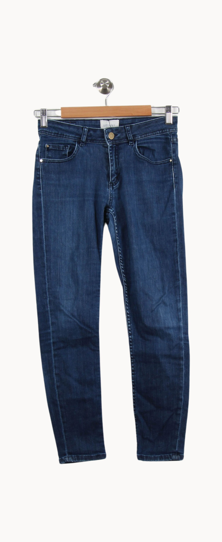 Jean Bleu - Taille S/36 de la marque Sézane | PARAD52106 - Vendu par Paradigme - Image 2
