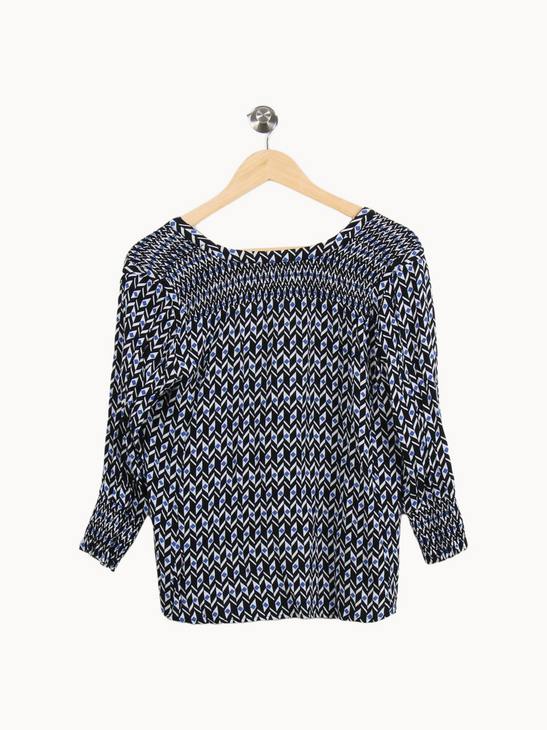Blouse Noire et Blanche - Taille S/36 de la marque ba&sh | PARAD69507 - Vendu par Paradigme - Image 4