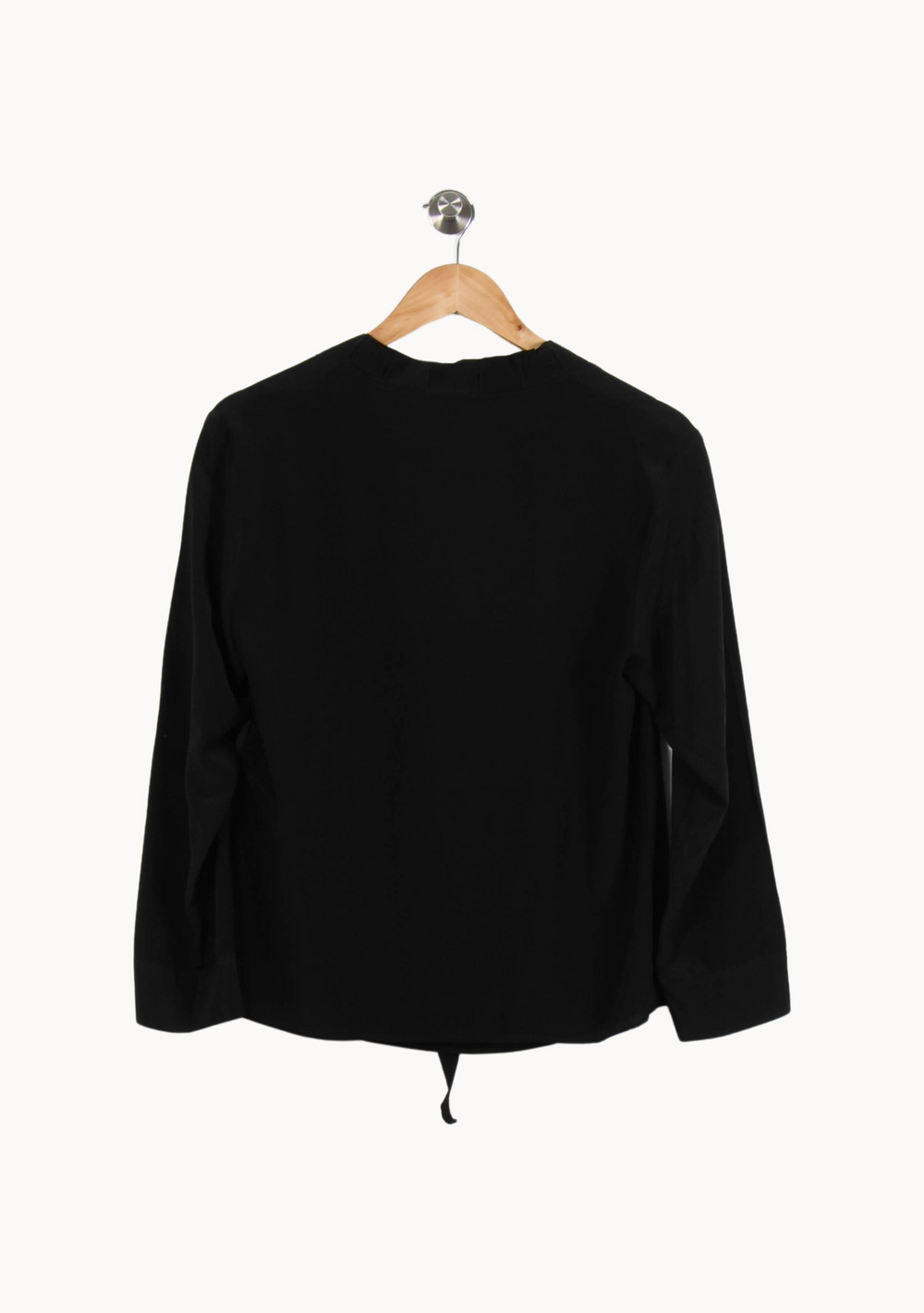 Blouse Noire - Taille S/36 de la marque Sandro | PARAD66870 - Vendu par Paradigme - Image 4