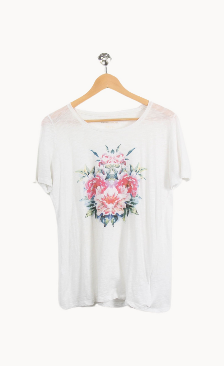 Tee-shirt Blanc - Taille M/38 de la marque Gerard Darel | PARAD55501 - Vendu par Paradigme - Image 2