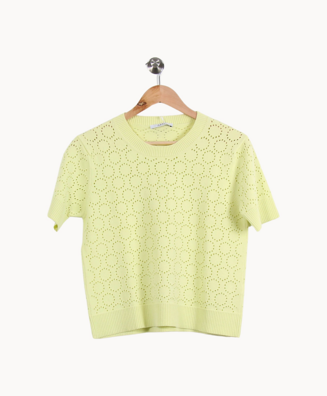 Pull Jaune - Taille L/40 de la marque ZAPA | PARAD66834 - Vendu par Paradigme - Image 2