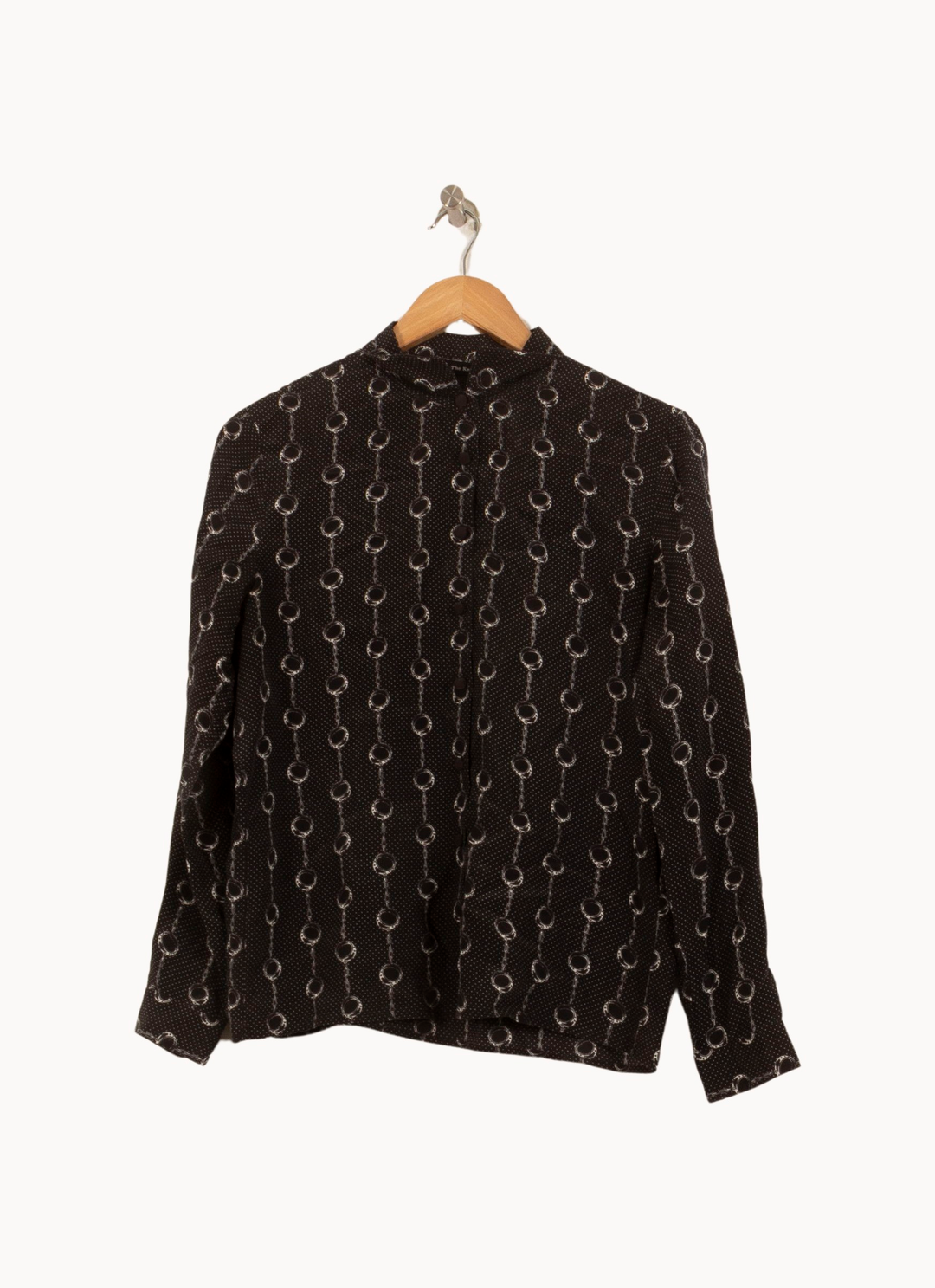 Chemisier Noir - Taille M/38 de la marque The Kooples | PARAD51441 - Vendu par Paradigme - Image 2