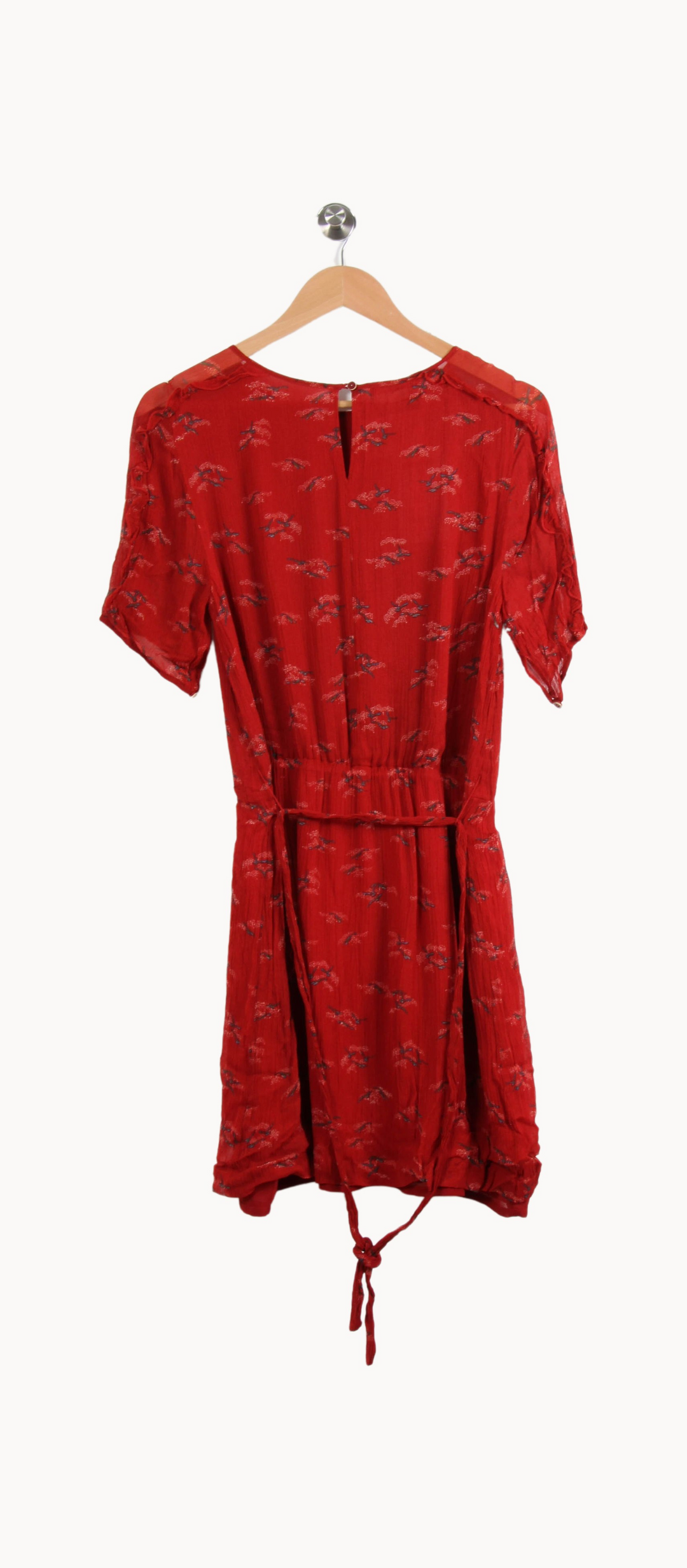 Robe Courte Rouge - Taille M/38 de la marque Sessùn | PARAD44746 - Vendu par Paradigme - Image 4