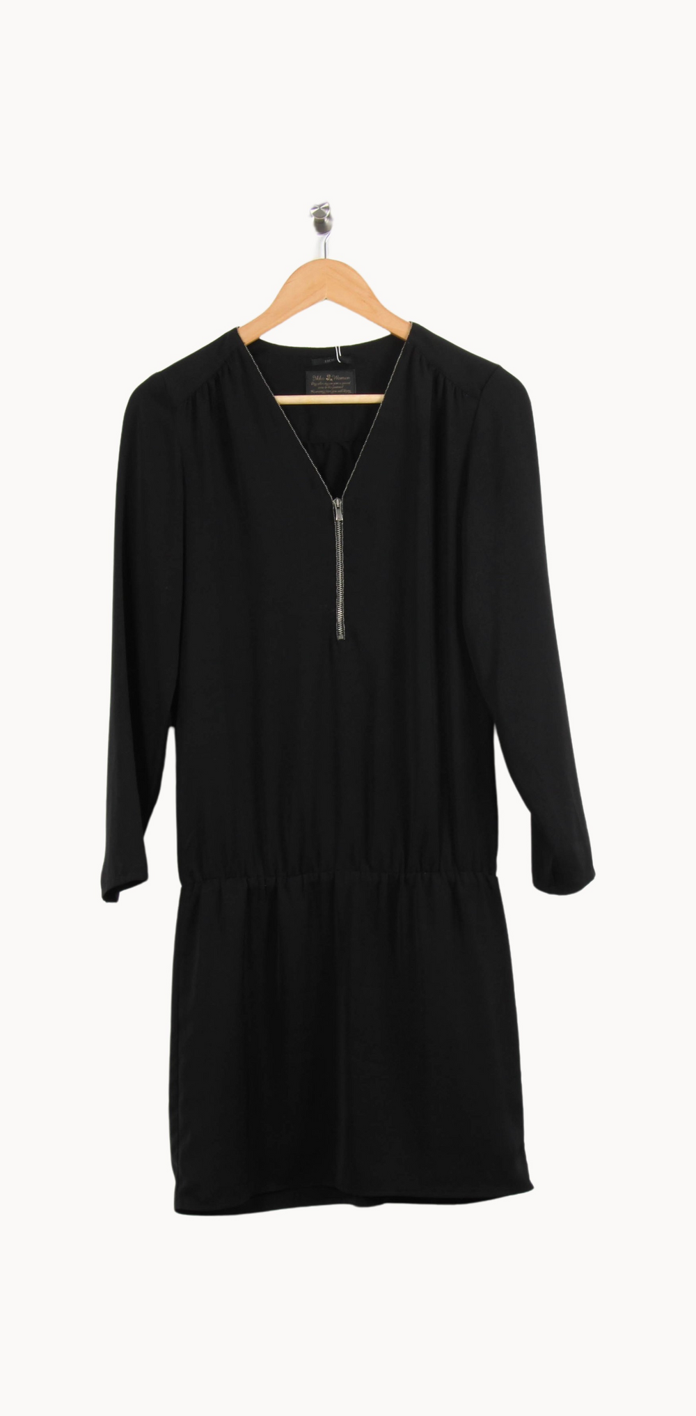 Robe Courte Noire - Taille XS/34 de la marque IKKS | PARAD65195 - Vendu par Paradigme - Image 2