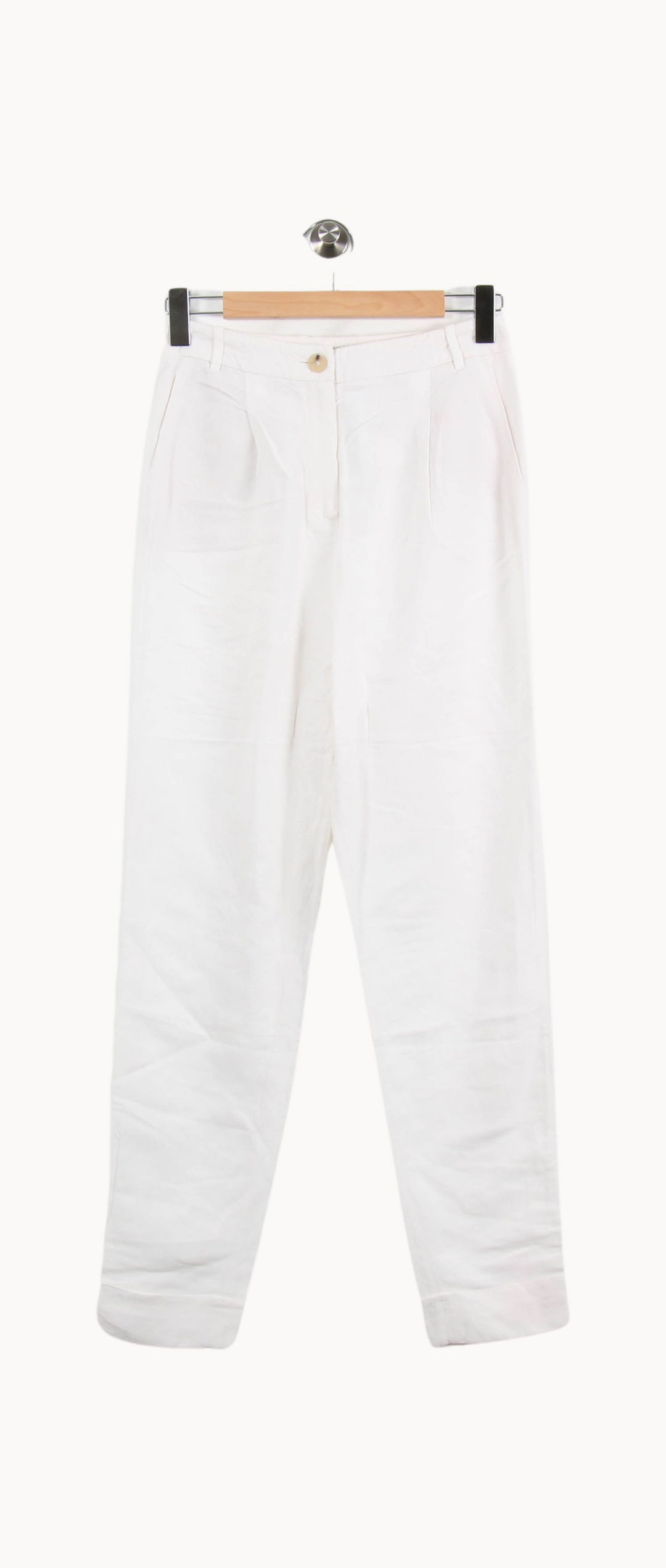 Pantalon Blanc - Taille S/36 de la marque Caroll | PARAD67824 - Vendu par Paradigme - Image 4