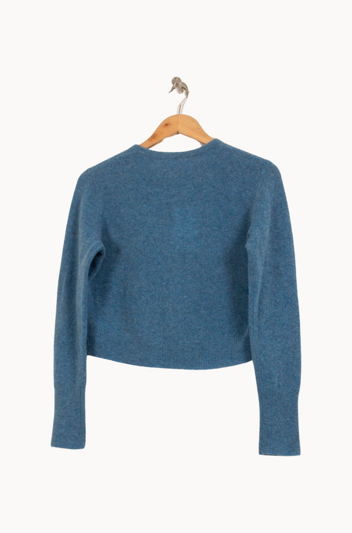 Cardigan Bleu - Taille S/36 de la marque American Vintage | PARAD63779 - Vendu par Paradigme - Image 4