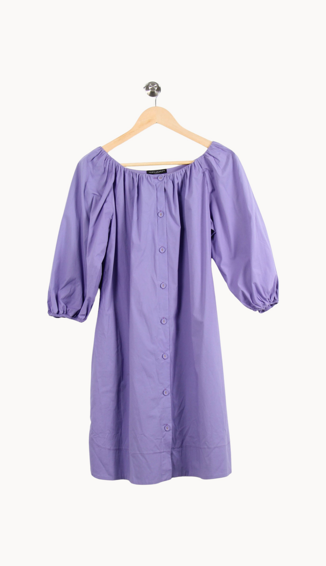 Robe Midi Violette - Taille S/36 de la marque Tara Jarmon | PARAD44672 - Vendu par Paradigme - Image 2