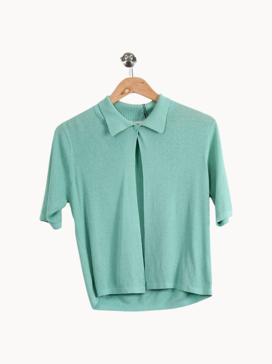 Cardigan Vert - Taille M/38 de la marque Agnès b. | PARAD55333 - Vendu par Paradigme - Image 2